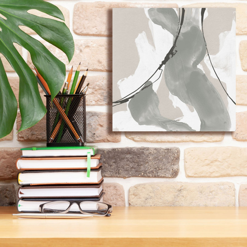 Art mural sur toile Wrought Studio ™ «Touch Of Grey 2» par Chris Paschke, H 12 po x l 12 po x P 0,75 po
