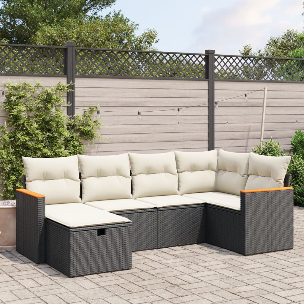 Gartensofa mit Kissen