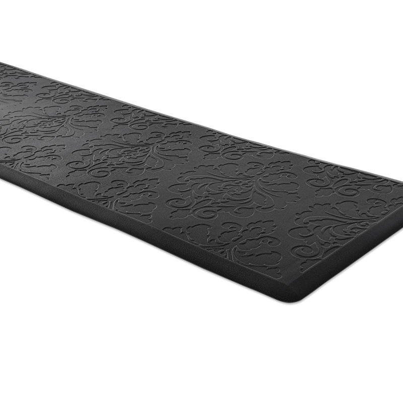 Jaidan Anti-Fatigue Non-Skid Waterproof Kitchen Mat, Black