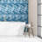Myst Brick Joint Agate Inspired Polished Glass Wall Mosaic Tile-50667464