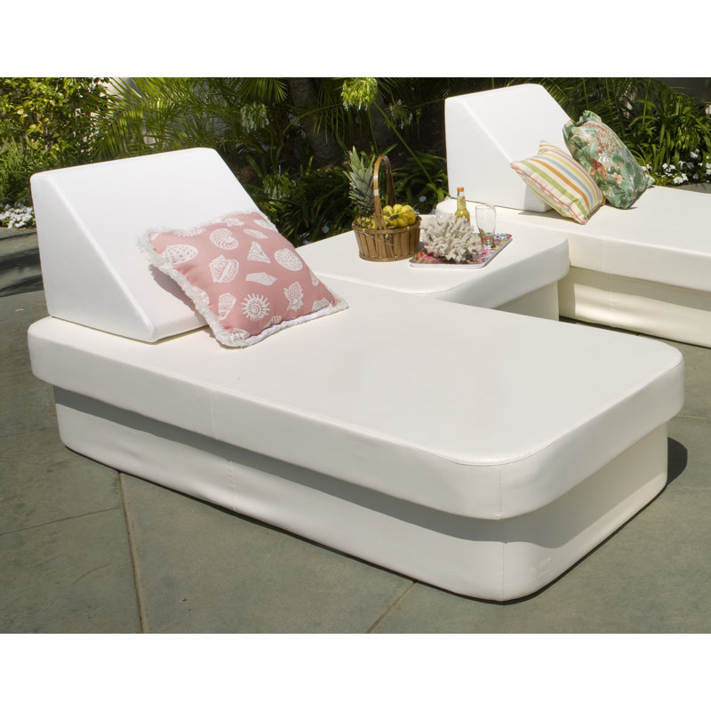 Cot Resort Outdoor - Seat Patio Daybed, Chill White