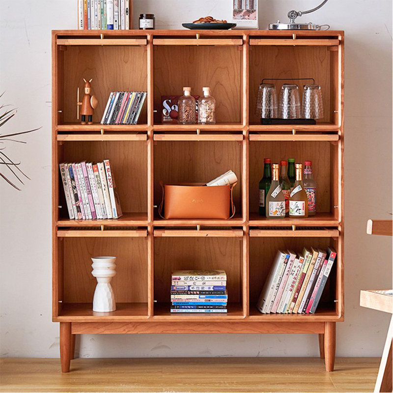 Modern minimalist style small bookcase