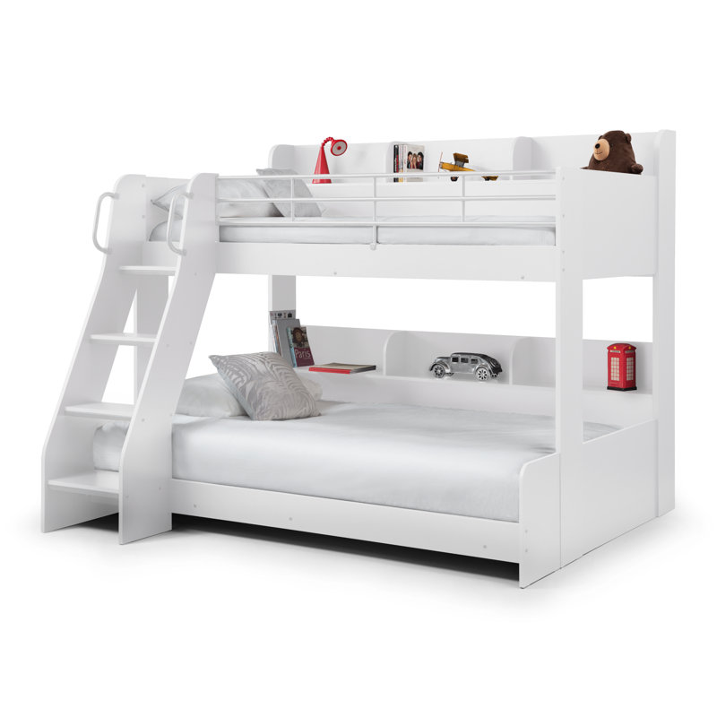 Abby Bunk Bed with Storage Included, White
