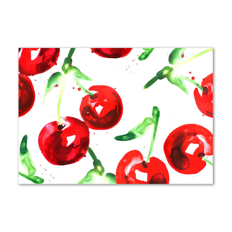 Cherries - Wrapped Canvas Print
