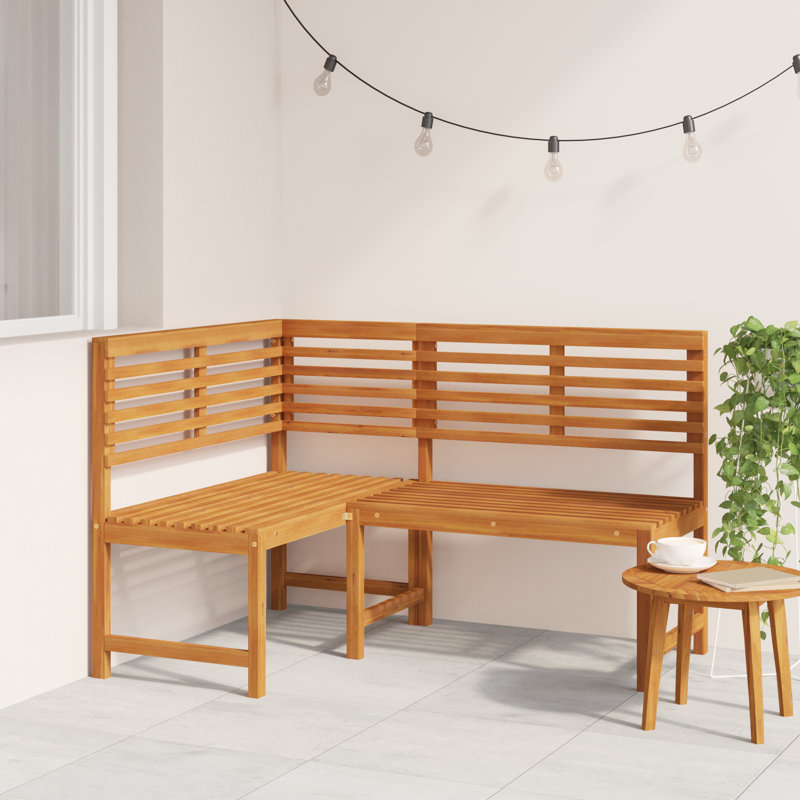 Bulera Solid Wood Acacia Outdoor Bench