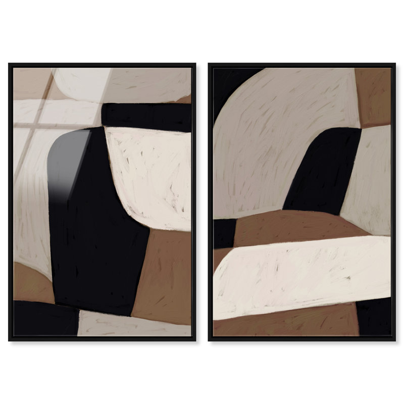 All The Way Set High-Gloss Frameless Acrylic Glass Wall Art Abstract Print by Oliver Gal, Ready to Hang, 10 x 15, 31"H x 46"W