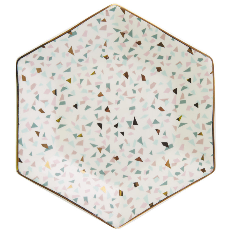 Kennet Ceramic Decorative Plate 1, 2cm H x 15cm W x 15cm D