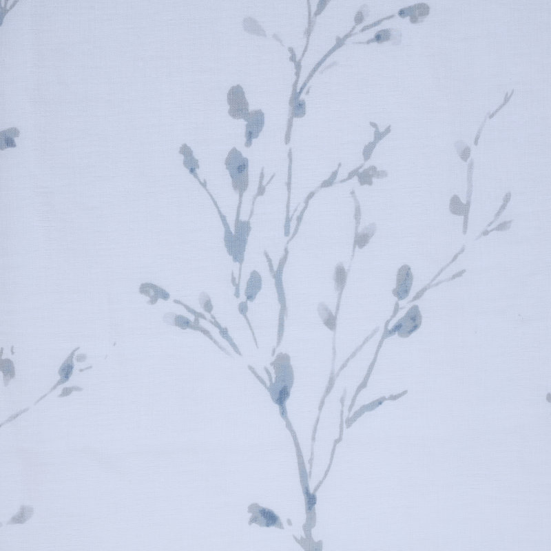 Panneau de rideau simple semi-diaphane avec œillets Wycombe, l 52 po x L 84 po