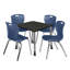 Ensemble de table de salle à manger L 42 po Romig Kee-85728463-93834277-85728464