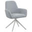 Chaise d'appoint Cheskel en gris clair