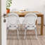 Chaise d'appoint Kennady en transparent