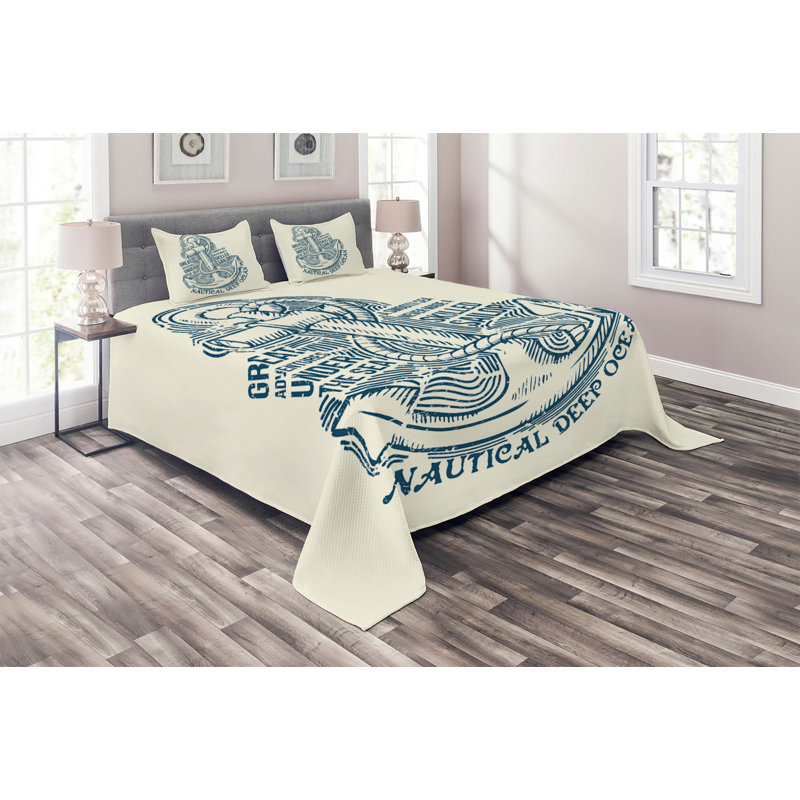 Coastal Polyester Coverlet