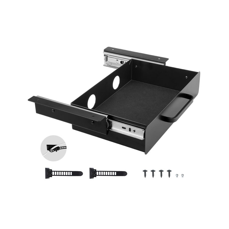 Tiroir coulissant pour bureau à domicile, H 3 po x l 15,2 po x P 9 po