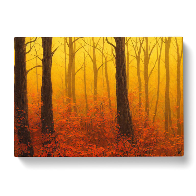 Awesome Autumn Forest - Wrapped Canvas, 40cm H x 60cm W x 3cm D