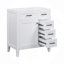 Meuble-lavabo de 30 po sans lavabo, base d'armoire seulement, armoire de salle de bain avec tiroirs, structure solide et panneau de fibres à densité moyenne-126233944