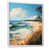 White Floater Framed