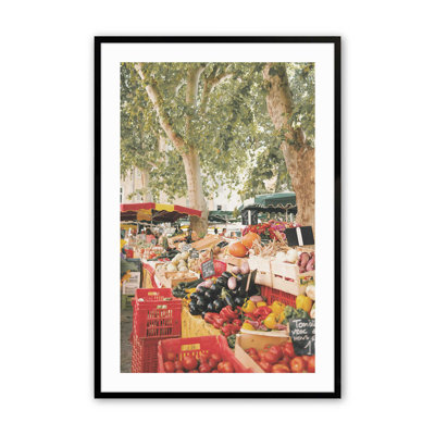 Market Treasures Print, in a Polished Gold Frame, 36" x 24"