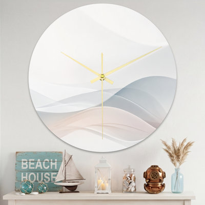 Plantes et fleurs Horloge murale en verre ultra clair