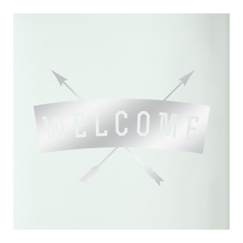 Wall Decal, Shiny Silver