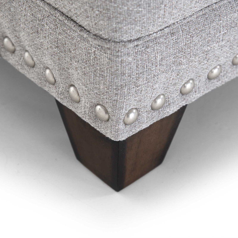 Fauteuil demi-largeur en polyester 57,5 po Hollowell