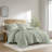 Bailey Diamond Pucker Woven Wrinkle Resistant Comforter Set-110406103-110406110