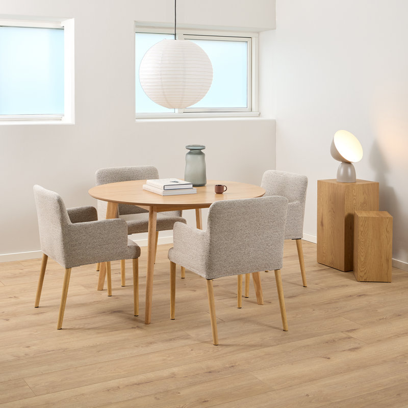 Round Dining Table, Brown