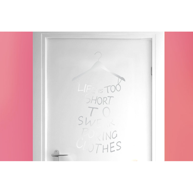 Wall Decal, Shiny Silver
