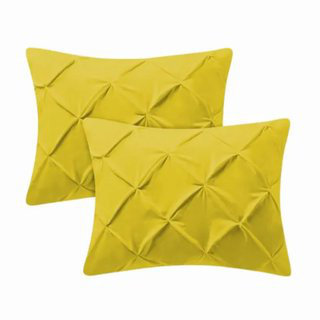 400TC Cotton Pintuck Sateen Solid Pillow Sham