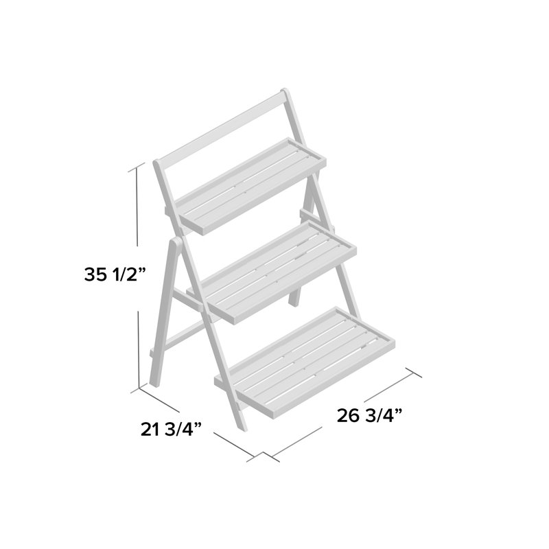 Inglestone Common Plant Stand - Set of 2, Dark Gray
