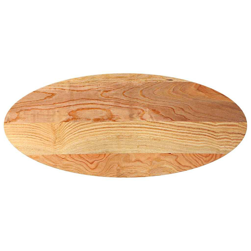 Plateau de table en bois de chêne massif durable, Brun, H 0,8 po x l 55,1 po x P 23,6 po