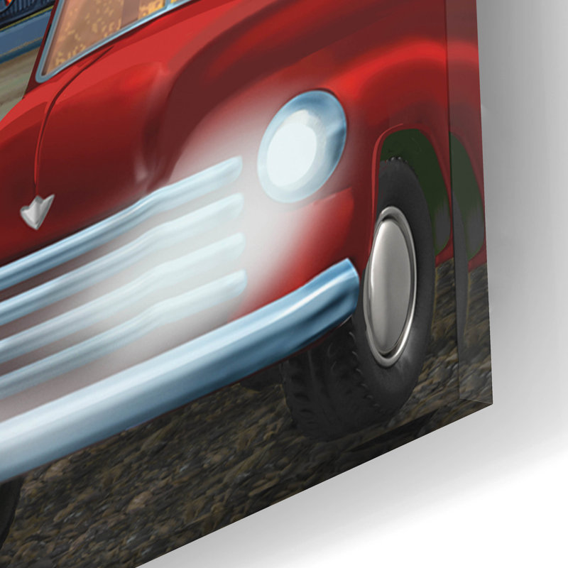 Art mural en verre Lark Manor ™ «Jebs General Store» par Bigelow, H 12 po x l 16 po x P 0,13 po