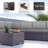 Yasmina 9-Piece Rattan Sectional Seating Group with Cushions And Tempered Glass Table-51623515