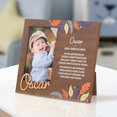 Hazella Tan Solid + Manufactured Wood Picture Frame
