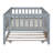 Tamsin Wood Daybed with Trundle & Fence Guardrails-125891680