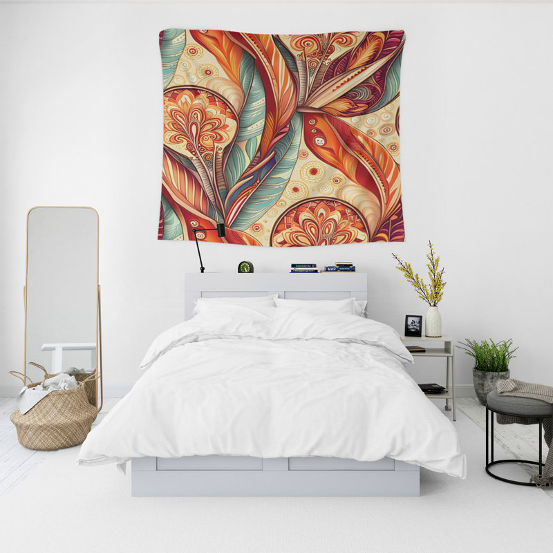 Tapisserie murale, H 60 po x l 51 po