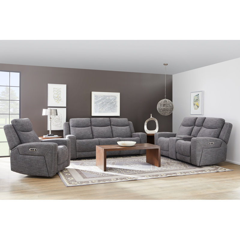 Summit Upholstered Power Recliner with Power Headrest