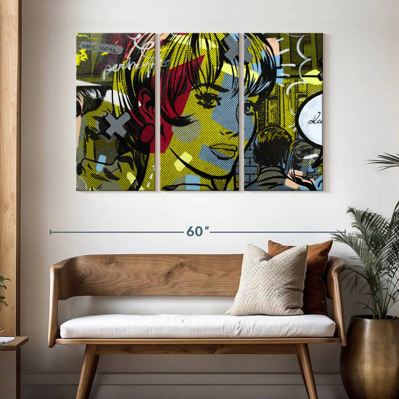 Leisha Man Hunter, 32" H x 50" W