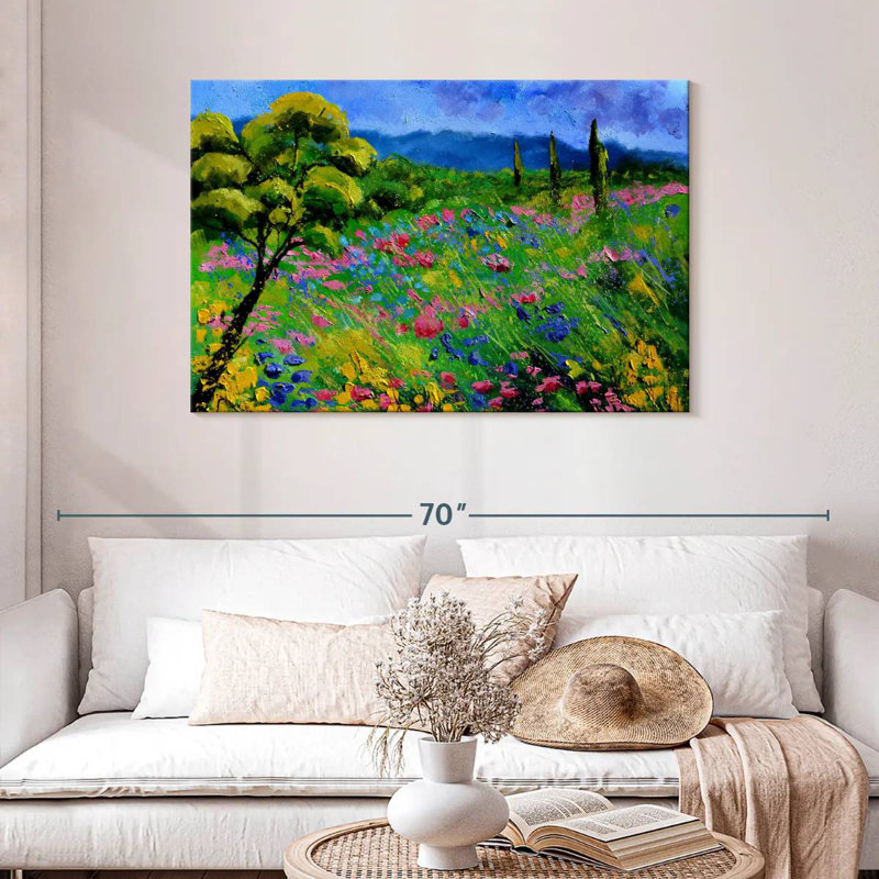 Alvord Windy Tuscany Garden Field, H 30 po x l 45 po