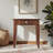 Rochester End Table with Storage features a brown finish, 20'' H X 20'' W X 20'' D