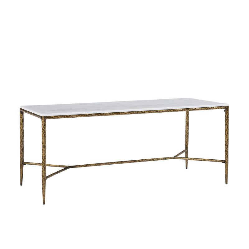 Table de salle à manger Anvil, Laiton forgé