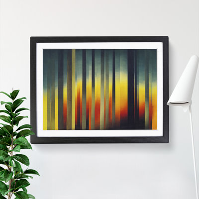 Abstract Pine Tree Forest Vol.3 - Framed Print