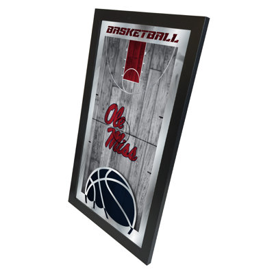 « basket mirror », impression encadrée NCAA