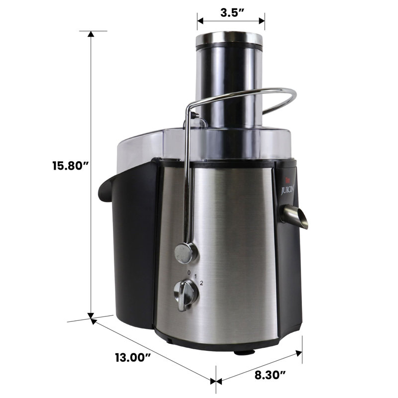 Total Chef Electric Centrifugal Juicer with 2 Speed & 3" Wide Opening