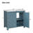 36 " Bathroom Vanity Organizer with Ceramic Sink-1459510383