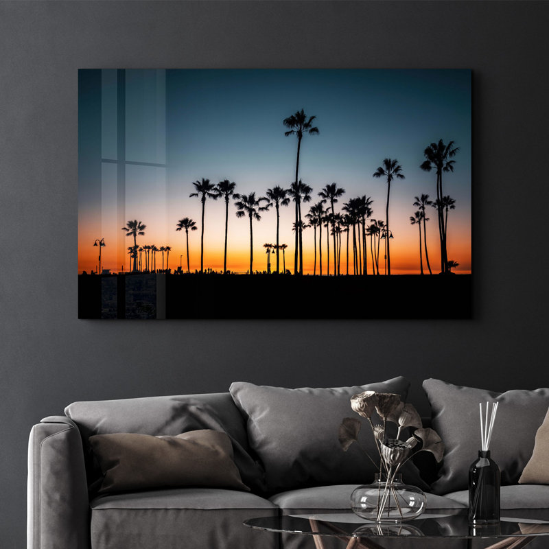 Peinture décorative en verre trempé