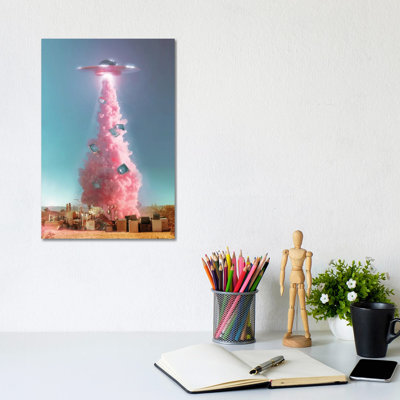 Extraterrestrial Espionage by Jonas Loose - Wrapped Canvas Print