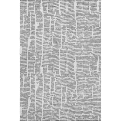 Premium Machine Washable Prisco Gray Rug