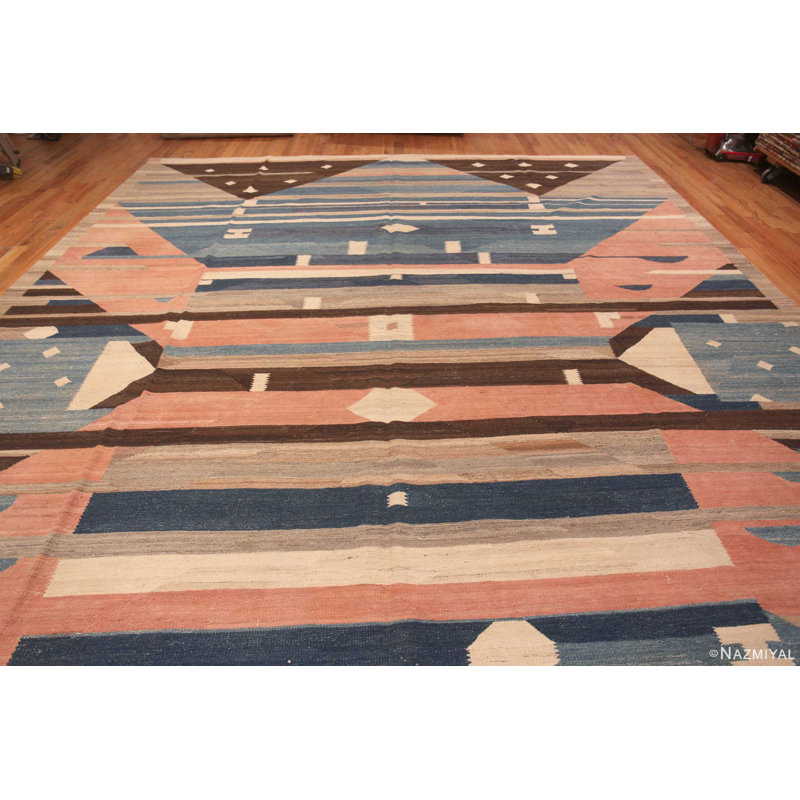 One-of-a-Kind 13'2" X 19' Flatweave Area Rug