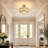 Everby 3-Light Empire Crystal Flush Mount Chandelier-641574043