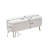 38.97-inch Upholstered Storage Ottoman Bench Faux Fur Entryway Bench-1309269829